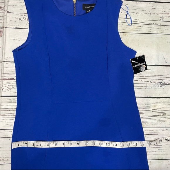 Liz Claiborne Blue Sleeveless Dress - Picture 4 of 8